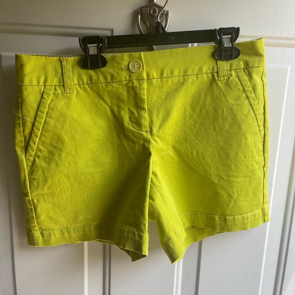 Crown & Ivy Lime Green Shorts
